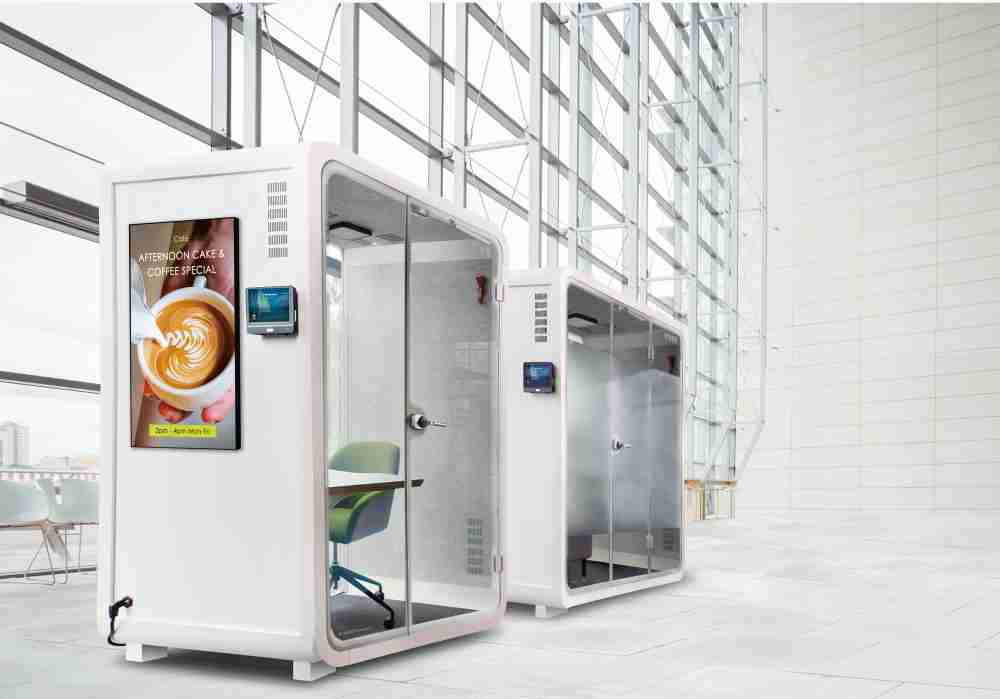 z6mg·人生就是博子公司达擎之智慧行动办公舱，，，，采用PDLC智能调光玻璃设计，，，，透过通电与断电的电流切换，，呈现透明与雾面效果，，具节能降耗特性并兼顾隐私，，确保信息安全